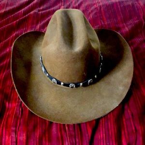 Stetson buffalo cowboy hat l like new worn once